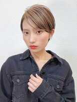 ハウスアンドヘアーワークス(House&Hair works) 前髪長め大人小顔ショート30代40代50代　藤沢