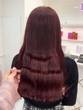 リルミー(Lilme) ブリーチ1回で深みのあるワインレッド＊まゆ