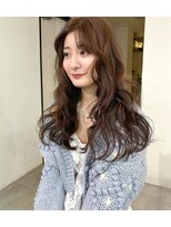 ニコフクオカヘアーメイク(NIKO Fukuoka Hair Make)&nbsp;【NIKO】ブリーチなしダブルカラー.マロンベージュ.レイヤー