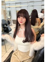 ノク(nok) ウォニョンバング_メルティカラーフェミニンロング