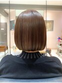 切りっぱなしボブ/髪質改善/大人可愛い/ハイライト/20代30代40代