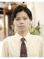 リッカ(RICCA) ニュアンスパーマ　七三分けパーマヘア　オールバックパーマ