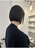 切りっぱなしボブ