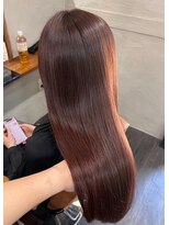 ゲートヘアー(GATE HAIR) ブリーチなしピンクブラウン（髪質改善ネオメテオカラー）