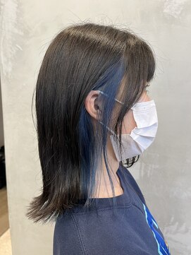 エリマバイフィフス 調布(elima by fifth) 調布インナーカラーダブルカラーブルーミディアム20代