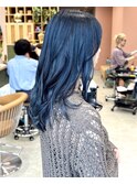 ロング☆ダークネイビーカラー