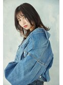 おしゃれ女子ウルフヘア×イヤリングカラー