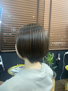 エヌティ ヘア ガレージ(nt.hair garage) えりあしスッキリショートボブ