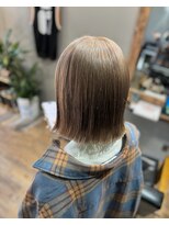 ラフトマン(Raftman)&nbsp;切りっぱなしボブ&ミルクティーベージュ