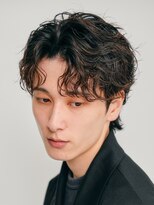 フィフス 原宿(fifth)&nbsp;【fifth】原宿フェザーパーマメンズカットセンターパート30代