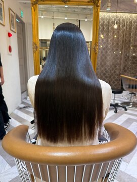 ロンドアベニール 北千住(Lond avenir) 暗めカラー/ボブ顔周り/前髪/レイヤー/髪質改善/縮毛矯正/北千住