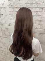 アジールヘア 池袋東口店(agir hair)&nbsp;ピンクブラウン/ブリーチなしダブルカラー/透明感カラー/池袋