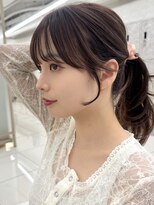 エジョン 三鷹店(Aejon) 三鷹吉祥寺顔まわりレイヤーマレットヘアネイビーヘーゼル