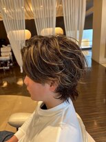 サクラガーデン 和田山(Sakura Garden)&nbsp;メンズゆるめパーマ×ハイライト