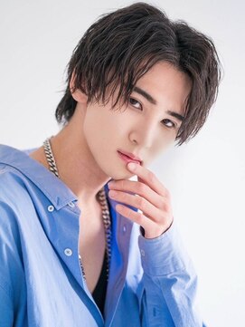 MEN'S HAIR BLEACHi 岐阜柳津店【メンズ ヘア ブリーチ】【4月29日オープン(予定)】 《BLEACHi》縦落ちツイスパセンターパート【numberA.×BLEACHi】