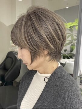 hair salon Heir【4月19日NEW OPEN(予定)】 50代の白髪悩みをカバーする上品ショート
