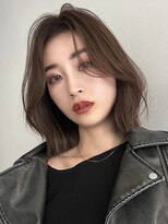 ネイト(Neit) レイヤーカットボブグレージュカラー