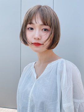 シンス 銀座(since) 小顔前髪似合わせカット/ミニボブ/切りっぱなしボブ【銀座駅】