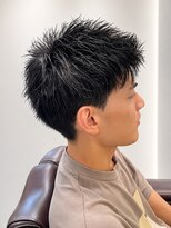 フリットグラン(FRIT GRAND)&nbsp;王道アップバングショート｜一宮メンズカット