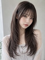 シンク オモテサンドウ(sync omotesando)&nbsp;アッシュベージュ/グレージュカラー/レイヤーカット/髪質改善
