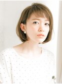 ショートバングふんわりボブ☆