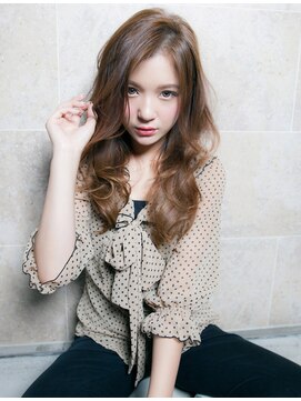 ローラン(ROULAND) 【ROULAND】かき上げバングのメルトカラーアンニュイカール