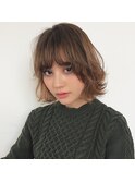 【robin】【代官山】透明感くせ毛風ショートボブ