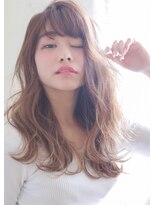 スーベニール(souvenir)&nbsp;とろみ ワイドバングのハニーヘア ／堺市初芝 スーべニール