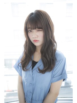 サロンドミルク 原宿(salon de MiLK) 【salon de MiLK 原宿】透けカラー×ゆるウェーブ