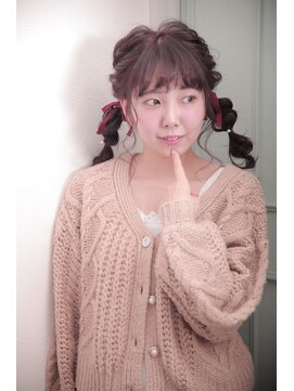 ウィスプヘアー(wisp HAIR) 簡単！おさげアレンジ☆