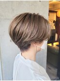 ハイライトハンサムショート