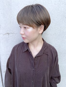 モリオフロムロンドン 松戸店(Morio from London) 【松戸　ムラマツ】前髪あり　オリーブ　マッシュショート