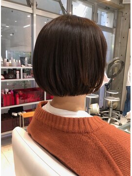 レンジシ オモテサンドウ(RENJISHI omotesando) 暗めカラー×ミニボブ