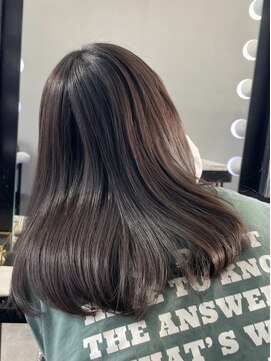 シャロン(SHARON) 【SHARON原宿】ブリーチなし×オリーブベージュカーキアッシュ