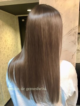 メゾン ドゥ ジェメシェラ(Maison de gemeshe'ra) #絹髪 #美髪 gemeshe'ra戸惑う程色気chamomilelong