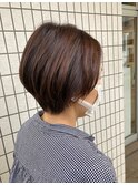 30代40代50代◎大人ナチュラル前上がりレイヤーボブ 日暮里