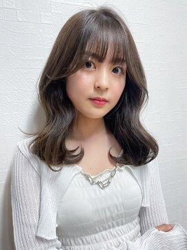 リッカ(LICCA) 【LICCA 伊崎優李】前髪/顔まわり/オリーブグレージュ/韓国