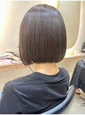 ショートボブイルミナカラーオージュアダブルカラーハイトーン
