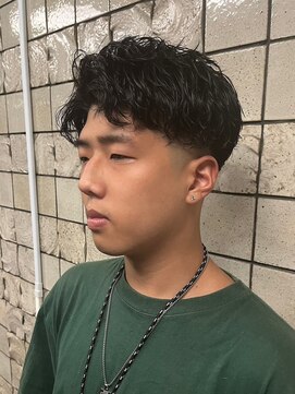ヒロギンザ 御茶ノ水店(HIRO GINZA) ツーブロックパーマスタイル