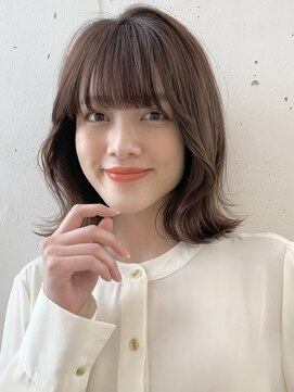 ビーチ(BEACH) 大人レイヤーボブくびれヘアやわらかグレージュカラー