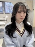 透明感たっぷりナチュラルブラックカラー