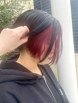 ココカラヘアー ニコ(cococara hair nico) フェイスフレーミング/デザインカラー/カシスカラー/レイヤー