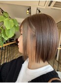 切りっぱなしボブ