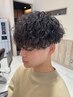メンズカット+スパイラルパーマ￥12100#東静岡#メンズパーマ#メンズサロン