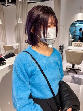 バランス 福山店(BALANCE.) ボブレイヤー ×  カシスカラー