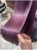 髪質改善とバイオレットピンク