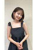 ◆丸みボブ【透明感ベージュ/アッシュ/チェリーブラウン】