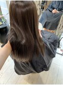 大人可愛いショコラブラウン似合わせレイヤー