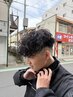 【平日限定50％OFF】メンズカット＆デザインパーマ￥15,400→￥7,700