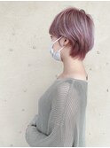 長めウルフスタイル/暗髪/段カット